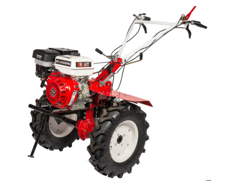 Мотоблок Brait BR-135GDDPRO (190F/15л.с.,3F/1R,ВОМ18мм,120х35см,колеса 5.00х12,валS32)