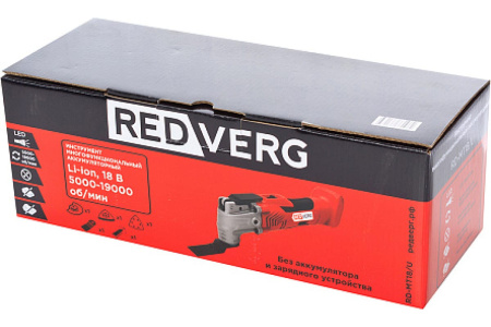 Реноватор аккумуляторный RedVerg RD-MT18V/U (без акк и з/у, 5000-16000кол/мин)