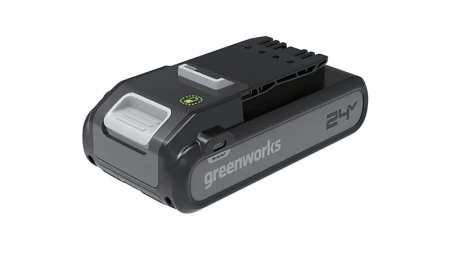 Аккумулятор Greenworks G24B4+, 24V, 4Ач, с двумя USB-C разъемами