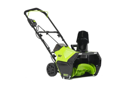 Снегоуборщик аккумуляторный Greenworks  GD60PST, 60V, 51 см, бесщеточный, без АКБ и ЗУ