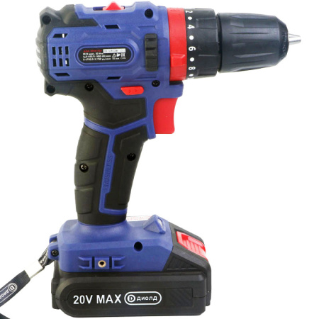 Дрель-шуруповерт Диолд ДЭА-20 ЛИ-02 У (1 АКБ)