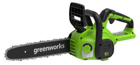 Пила цепная аккумуляторная Greenworks G24CS25, 24V, 25см, без АКБ и ЗУ
