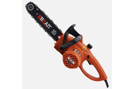 Пила электрическая цепная Brait-1512 12"(1,5 кВт., шина 30 см-А041, цепь 3/8х1, 3х45 зв.) 3,6 кг