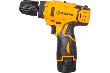 Дрель-шуруповерт аккумуляторная Вихрь ДА-12Л-2КН с набором инструментов