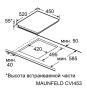 Варочная поверхность индукционная Maunfeld CVI453STBKC