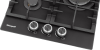 Варочная поверхность газовая Weissgauff HGG 451 BFh Nano Matt Glass