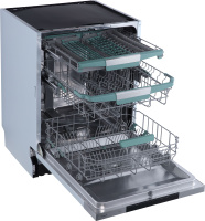 Посудомоечная машина встраиваемая Weissgauff BDW 6151 Inverter Touch AutoOpen Timer Floor