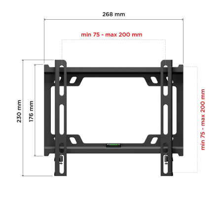 Кронштейн Holder LCD-F2617-B черный