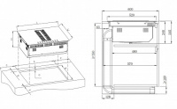 korting_hibh_68980_nb Варочная поверхность индукционная с вытяжкой Korting HIBH 68980 NB