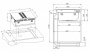 Варочная поверхность индукционная с вытяжкой Korting HIBH 84980 NB