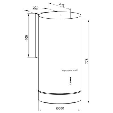 Вытяжка Zigmund & Shtain K 013.4 S