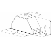 Вытяжка Zigmund & Shtain K 014.7 B