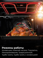 Духовой шкаф Lex EDM 046 WH