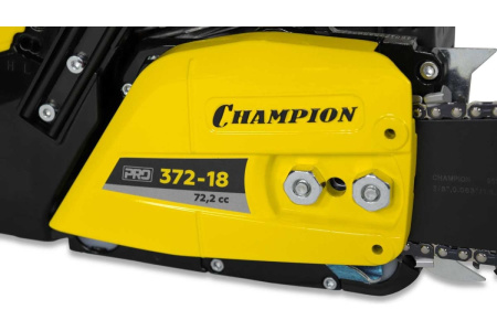 Бензопила Champion N372-18" (3,6кВт/4,8л.с., шина 45см-D025, цепь 3/8х1,6х66зв.)