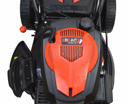 Газонокосилка бензиновая Brait BLM2646SM PRO (2,6кВт/3,5л.с., ширина 45см, выс.25-70мм,тр-к.40л.самох)