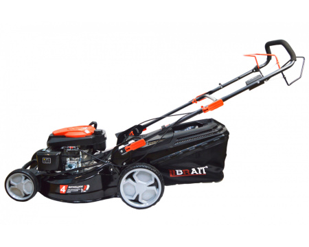 Газонокосилка бензиновая Brait BLM4052SM PRO(4,0кВт/5,5л.с., ширина 52см, выс.25-70мм,тр-к.60л.самох)