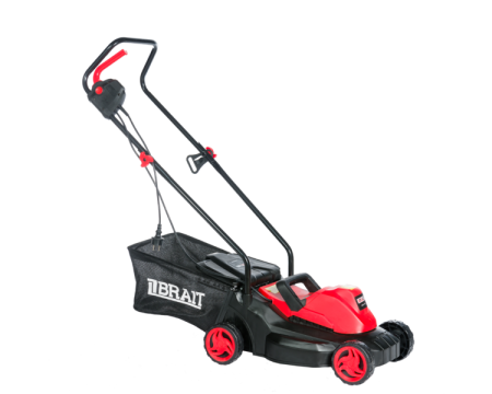 Газонокосилка Brait BR32-1200 (1200Вт,травосборник 30л,шир.скашив.320мм,выс.скаш.27/45/62)