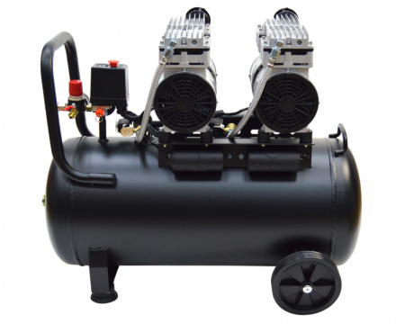 Компрессор воздушный Brait KВ-1700/50х2 (280л/мин,50л,220В/1.7кВт,2цил,8бар)