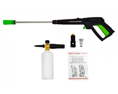 Мойка высокого давления Brait HPW-2100I (110-140бар,7-7.8л/мин,шланг 8м,колёса,самовсас)