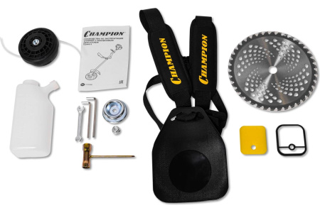 Триммер Champion Т444S-2 (1,6кВт/2,1л.с.,руль,HT33+40/255х25,4)