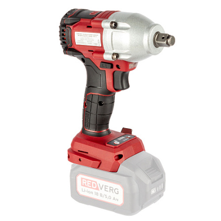 Гайковерт ударный аккумуляторный RedVerg RD-IW18BL-500/U (без акк. без з/у,500Нм, 1/2")