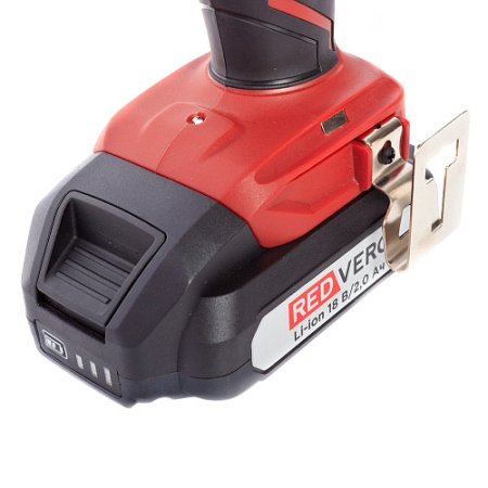 Дрель аккумуляторная RedVerg RD-S18MBL/U (2х2Ач,0-400/1400об/мин,42Нм,БЗП 0.8-10мм, кейс)