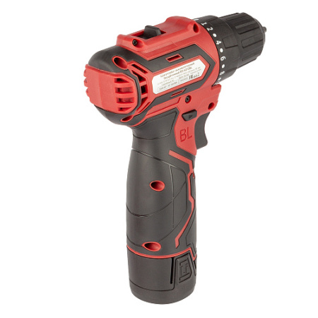 Дрель аккумуляторная RedVerg RD-SD12BL (2х2,0Ач,0-400/1500об/мин,36Нм,БЗП 0.8-10мм, кейс)