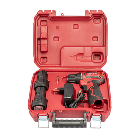 Дрель аккумуляторная RedVerg RD-SD12BL (2х2,0Ач,0-400/1500об/мин,36Нм,БЗП 0.8-10мм, кейс)