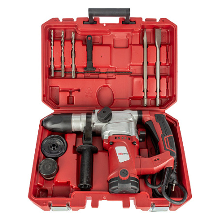Перфоратор SDS-plus RedVerg RD-RH1200S (1200Вт,3реж,5Дж, кейс, 5 насадок)