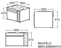 Мини-печь Maunfeld MMO-606MW01H
