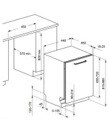 Посудомоечная машина встраиваемая Maunfeld MLP-082D Light Beam