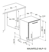 maunfeld_mlp_12s_light_beam Посудомоечная машина встраиваемая Maunfeld MLP-12S Light Beam