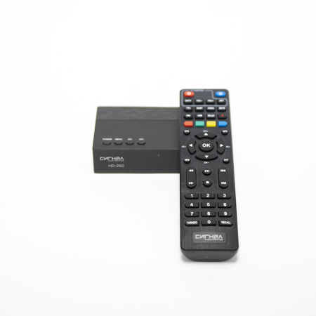 Ресивер Сигнал HD-250 DVB-T2/C HD пластик, дисплей, DOLBY DIGITAL, WIFI-антенна