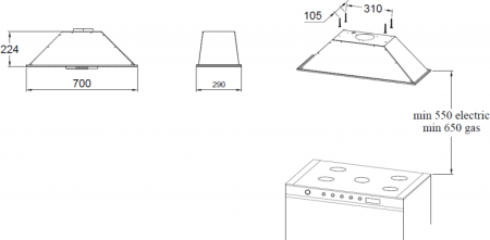 Вытяжка Kanzler D 538 S