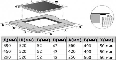 Варочная поверхность индукционная Kanzler KI 013 S