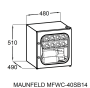 Винный шкаф Maunfeld MFWC-40SB14