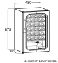 Винный шкаф Maunfeld MFWC-85SB34