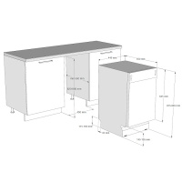 Посудомоечная машина встраиваемая Evelux BD 4504
