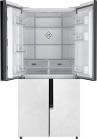 Холодильник Weissgauff WCD 450 White Rock Glass NoFrost Inverter