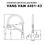Смеситель VANS VAM 4401-43