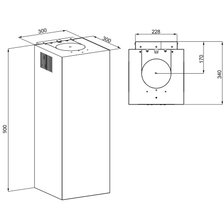 Вытяжка Konigin Allegro Gold 30