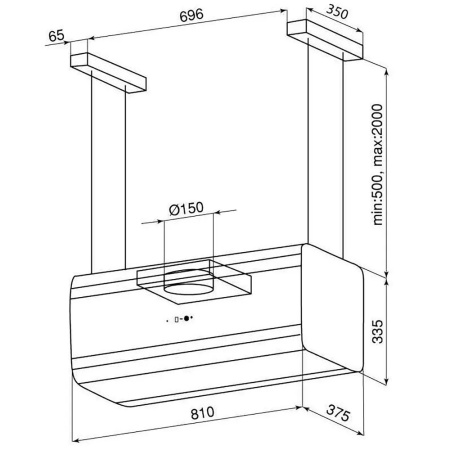 Вытяжка Konigin Deimos Black 81