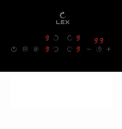 Варочная поверхность Lex EVH 6040B BL