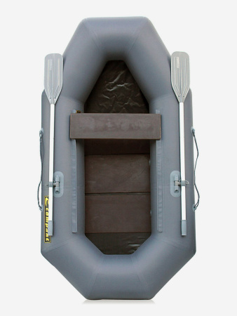 Лодка гребная Compakt 220 ФС фанерная слань цвет серый 3962022