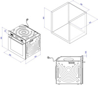 korting_okb_4701_cnrn Духовой шкаф Korting OKB 4701 CNRN