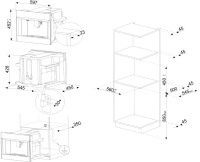Кофемашина встраиваемая Smeg CMS4104B3RU