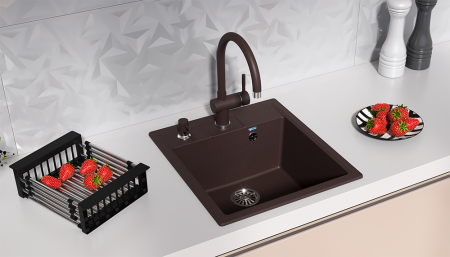 Кухонная мойка Ulgran U-406 шоколад