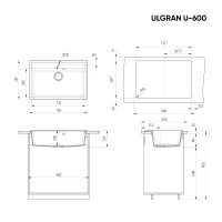 ulgran_u_600_ultra_chernyy Мойка для кухни Ulgran U-600 ультра-черный