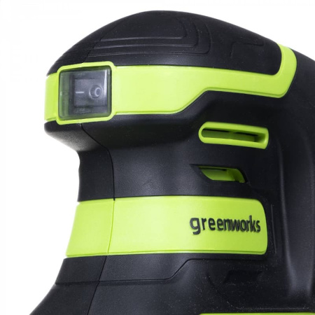 Плоскошлифовальная машина аккумуляторная Greenworks G24SS14, 24 В, без АКБ и ЗУ