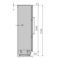 millen_mbi470sdmaxpro Холодильник встраиваемый Millen MBI470SDMaxPro